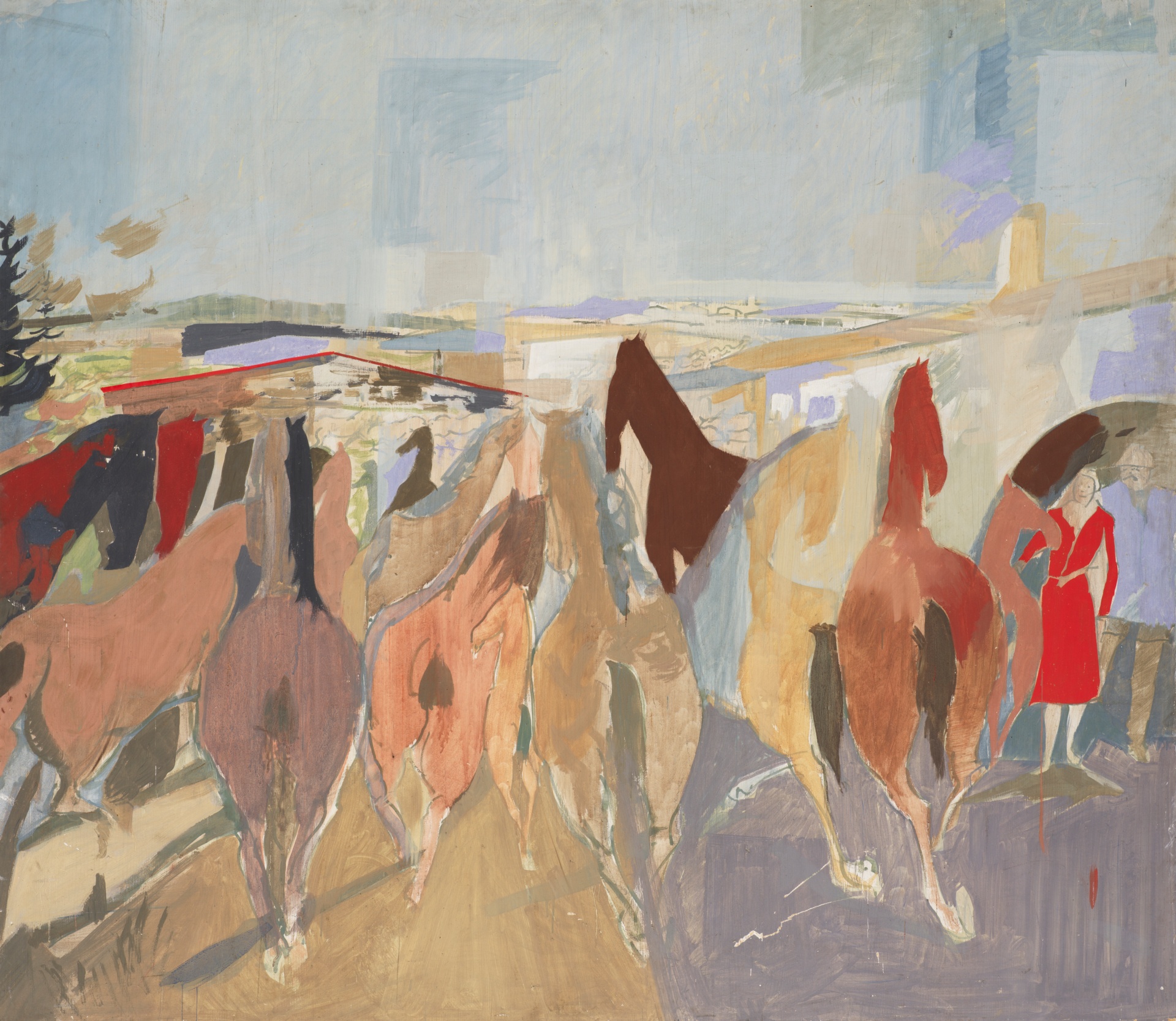 Chevaux (le lâcher de chevaux)